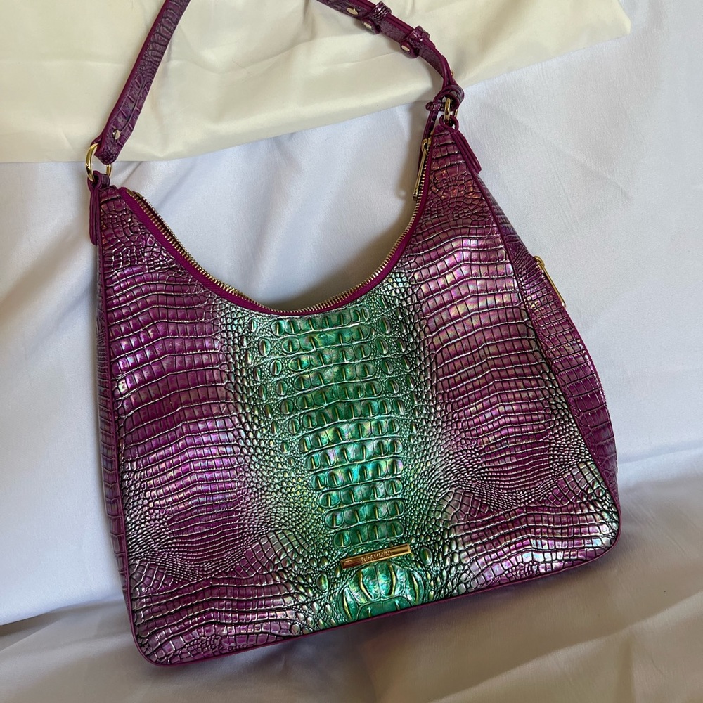 Hyacinth Ombré Brahmin Shoulder Bag